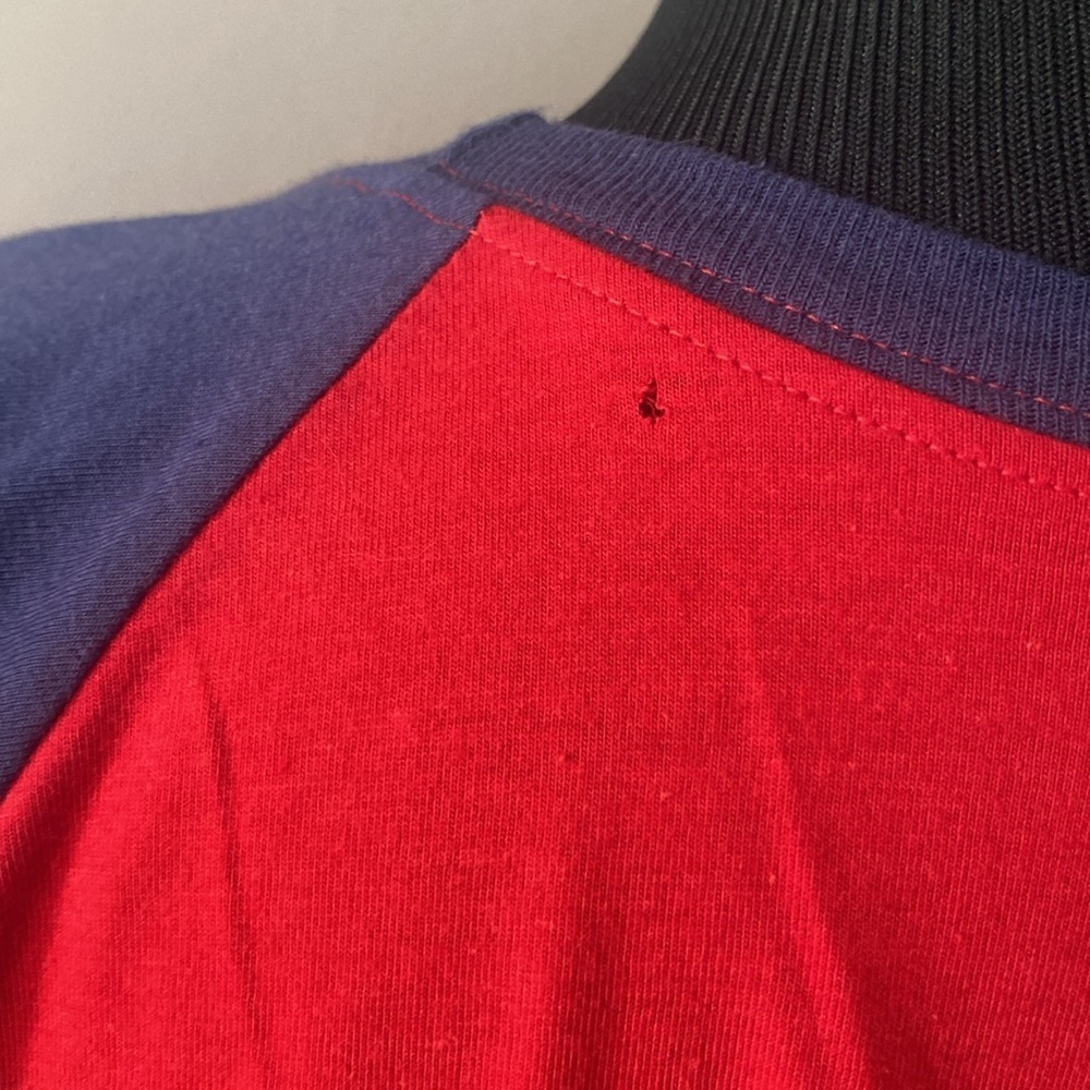 Nike Cleveland Guardians Baseball Tee 3/4 Sleeve Red & Blue Sz XXL NWOT - Picture 7 of 7